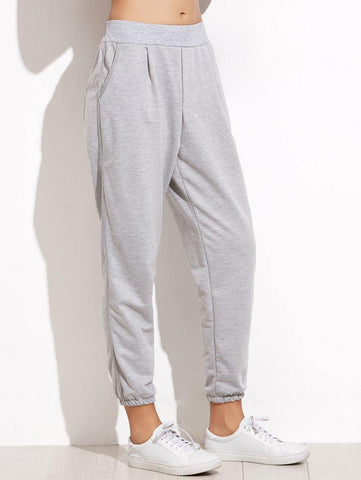 Elastic Cuff Pocket Pants - takostyle