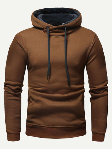 Men Drawstring Hoodie
