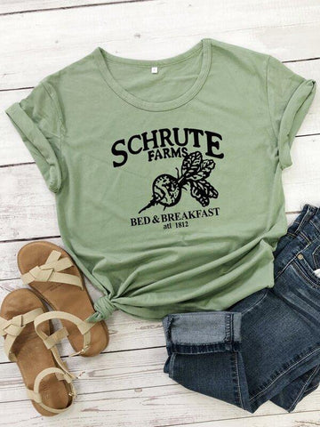Schrute Farms Graphic Tee - takostyle