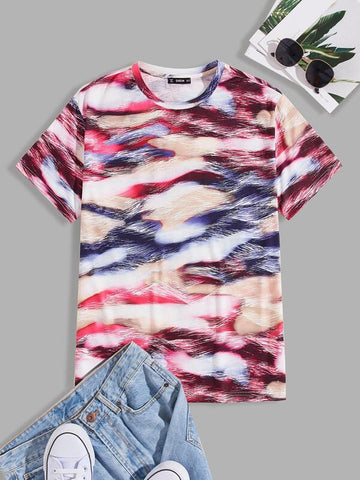 Men Tie Dye Tee