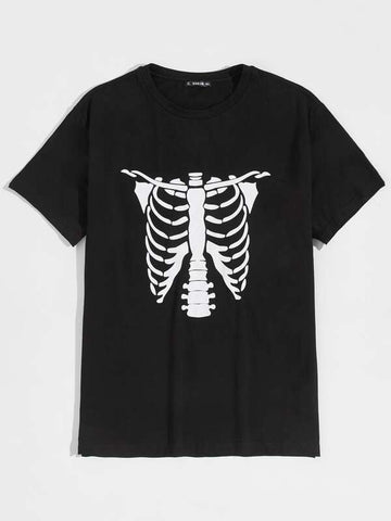 Men Rib Cage Print Tee