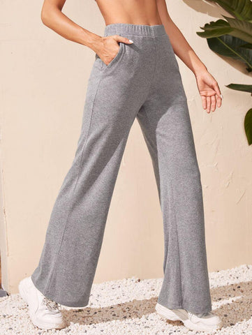 Slant Pocket Wide Leg Pants - takostyle