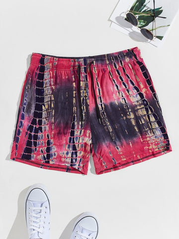 Men Tie Dye Shorts